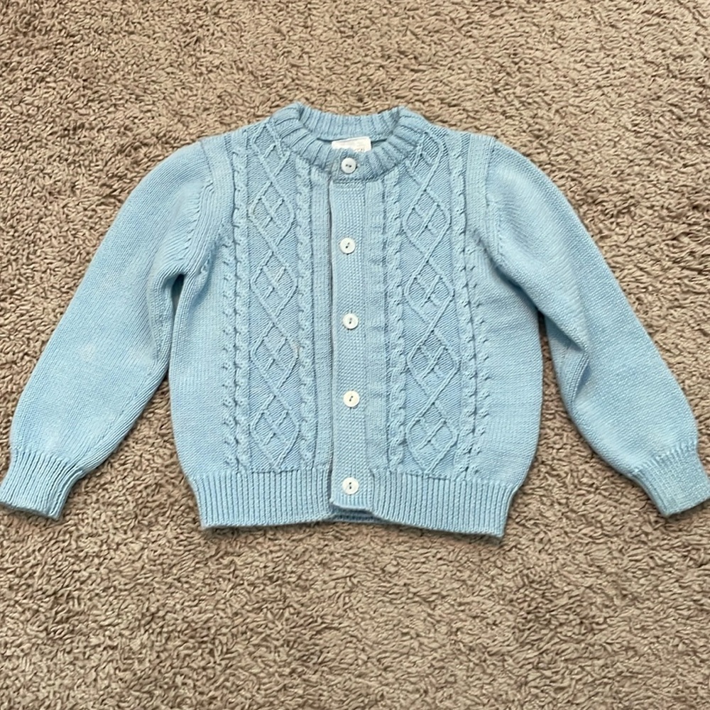 Boys cable cord sweater